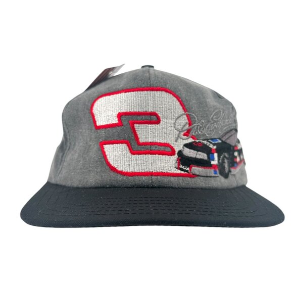 Vtg Dale Earnhardt #3 Snapback Cap Hat Goodwrench Racing 90s NASCAR USA Made NWT - Picture 2 of 14